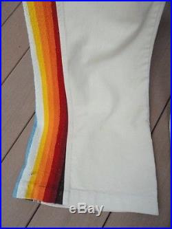 Vintage Men's 1975 Aspenglo Aspen Colorado 2 Piece Suit Rainbow Colors Handmade
