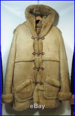 Vintage Men’s Ardney Shearling Lambskin Coat SIZE 42
