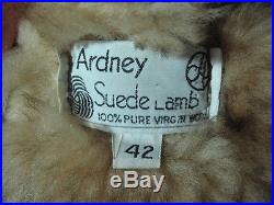 Vintage Men's Ardney Shearling Lambskin Coat SIZE 42