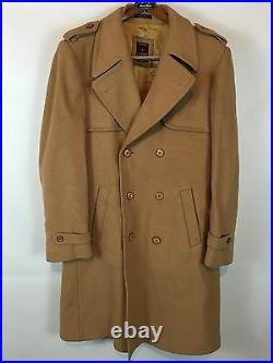 Vintage Men's Exclusive Europe Craft Import Double Breasted Wool Coat Poland