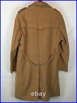 Vintage Men's Exclusive Europe Craft Import Double Breasted Wool Coat Poland