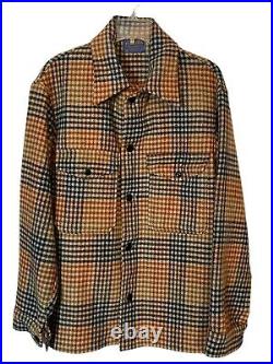 Vintage Men's Pendleton Wool Jacket Medium Plaid Outdoors Wool Authentic