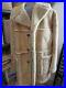 Vintage Men’s Woolrich Shearling Jacket Size 44 Spring Lamb Suede Ranch Coat USA
