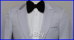 Vintage Mens 36R After Six 2 Piece Light Grey Tuxedo