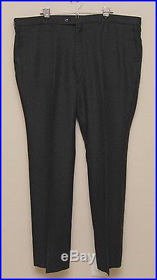 Vintage Mens 50L Capitol Clothing 3 Piece Black Pinstripe Suit