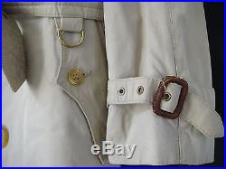 Vintage Mens English Original Grenfell Cloth Abercombie & Fitch Trench Coat