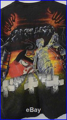 Vintage Metallica T-shirt 1991 Master of Puppets print RARE