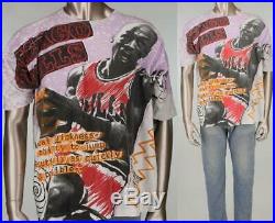 Vintage Michael Jordan Chicago Bulls Magic Johnson T's Air Dunk All Over T Shirt