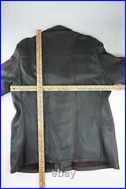 Vintage Mid Western Sport Togs Adult Large Deerskin Button Up Jacket