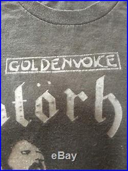 Vintage Motorhead Shirt Lemmy Hawkwind Chiswick Goldenvoice War Pig rare nyhc