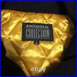 Vintage Mugen Honda Jordan Collection Jacket Yellow Racing Team JDM Rare Coat