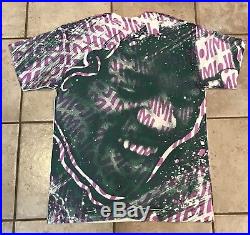Vintage NEW Deadstock Jimi Hendrix All Over Print Shirt Mosquitohead Large Hanes