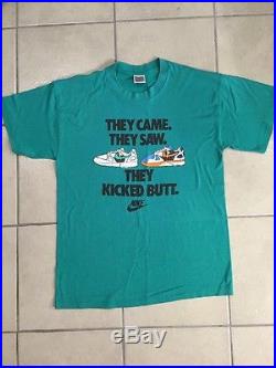 Vintage NIKE Running Collector T SHIRT XL 80s 90s