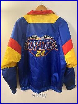 Vintage Nascar Racing Nutmeg Jeff Gordon Jacket Mens Size XL