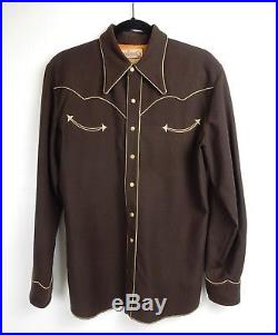 Vintage Nathan Turk Western Rockabilly Shirt