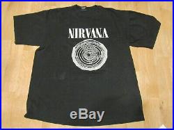 Vintage Nirvana shirt Vestibule Circle Giant single stitch 90s 1990s XL