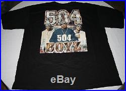 Vintage No Limit Records x 504 Boyz T-Shirt Sz XL 90's Rap Hip Hop Master P RARE