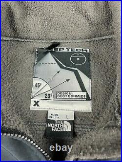 Vintage North Face Steep Tech Fleece Full Zip Made in USA Large