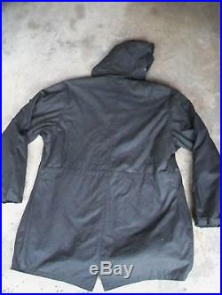 Vintage Oliver Helden Chore Field Safari Hunting Barn Oil Cloth Men's Jacket XL