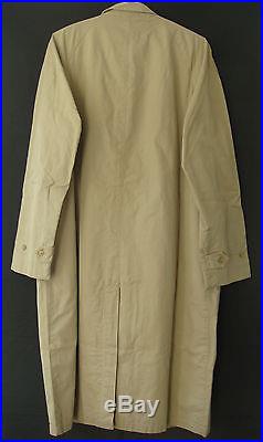 Vintage Original English Grenfell Cloth Cotton Campbell Raincoat Coat Jacket