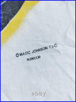 Vintage Orlando Magic Magic Johnson Edition 90s T-shirt NBA Basketball size XL