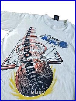 Vintage Orlando Magic Magic Johnson Edition 90s T-shirt NBA Basketball size XL