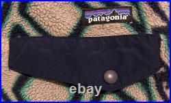 Vintage PATAGONIA Synchilla Fleece Snap-T Aztec Pullover Jacket Men's Small