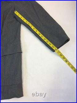 Vintage Pendleton Wool Duster Men's 38M Overcoat Jacket Button Satin Grey Gray