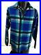 Vintage Plaid 50’s Penney’s WOOL Pullover FLANNEL Shirt Jacket Shacket Tunic M