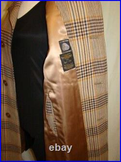 Vintage Plaid Men's AQUASCUTUM Wool Overcoat 40 Reg