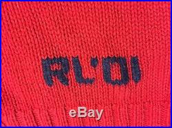 Vintage Polo Ralph Lauren RL01 Executive Kanye Bear Sweater Pwing Ski92 Stadium