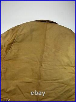 Vintage Quilted Lined Carhartt Canvas Workwear Cropped Arctic Jacket Size Medium