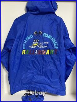 Vintage Ralliart Raincoat Windbreaker Packable Jacket Outdoor Rally Large Japan