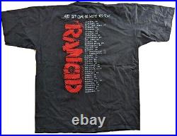 Vintage Rancid and Out Come The Wolves Tour 1995 Concert T-Shirt XL