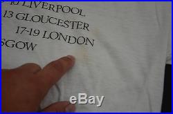 Vintage Rare! 1985 1986 Echo & The Bunnymen Tour Songs To Learn & Sing T-shirt