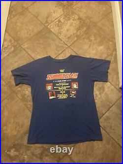 Vintage Rare WWF 1989 SUMMERSLAM Shirt