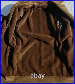 Vintage Rogers Peet Company N. Y. Boston Corduroy Lined Brown Chore Coat SZ 40