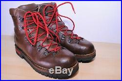 Vintage SCARPA Fabiano Men's Size 9 Mountaineering Hiking Boots, Great Shape