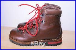 Vintage SCARPA Fabiano Men's Size 9 Mountaineering Hiking Boots, Great Shape