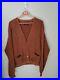 Vintage Sears Mohair Cardigan Cobain Sweater Fuzzy Brown Men’s XL Distressed