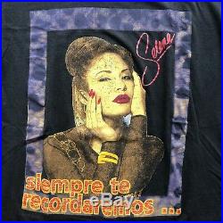 Vintage Selena 1990s Original rap shirt hip hop tee xl rare soft Great graphic