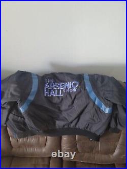 Vintage Sichel The Arsenio Hall Show Original Logo Varsity Bomber Jacket M 1989