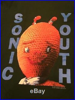 Vintage Sonic Youth 1992 Dirty T Shirt XL 90s Nirvana Green