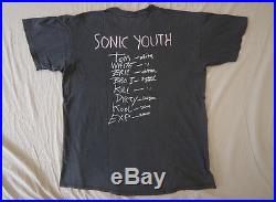 Vintage Sonic Youth Disappear T Shirt Traci Lords Punk Nirvana 90s Dinosaur Jr