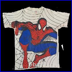 Vintage Spider-Man Marvel Comics T-Shirt Retro Amazing Artist Cartoon Tee