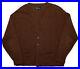 Vintage TOWNCRAFT JCPenney Men’s Cardigan Sweater 100% Lambs Wool Brown Large L