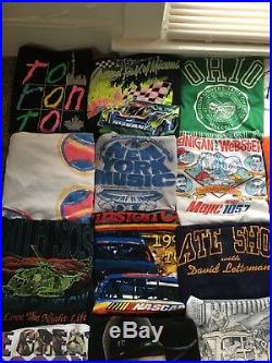 Vintage T-Shirt Lot Of 60 Nike NWO DARE Polo Disney 70s 80s 90s