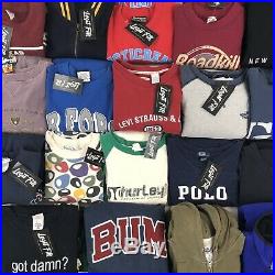 Vintage T Shirt Sweatshirt Lot Men's Medium-XL 120+ Pcs WHOLESALE Clothing BULK