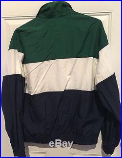 Vintage Tommy Hilfiger Sailing SPELL OUT Collar Jacket Zip Front Medium Unique
