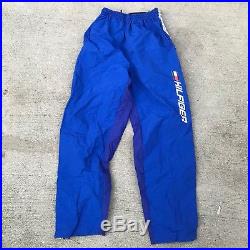Vintage Tommy Hilfiger Windbreaker Track Suit Jacket + Pants Size Small 1990s